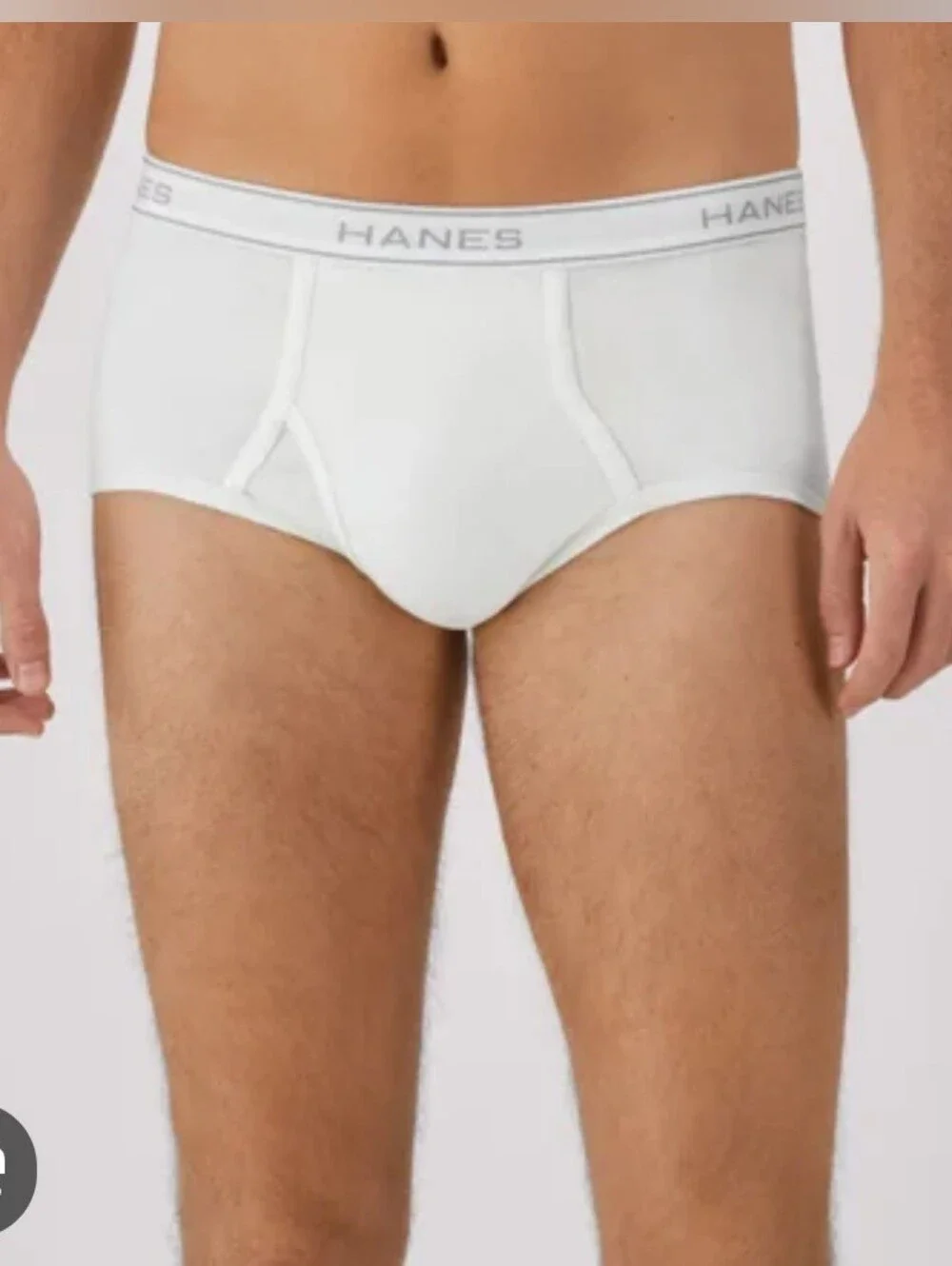 (Ew)Hanes Men's White 100% Cotton Brief Underwear, 8-Pack